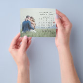 De Foto van de begroting sparen de Datum Flyer (Hand)