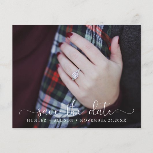 De Foto van de begroting sparen de Datum Flyer (Voorkant)