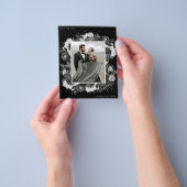 De Foto van de begroting sparen de Datumbrochure Flyer (Hand)