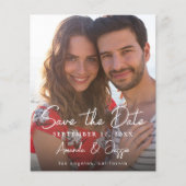 De Foto van de begroting - Verticaal sparen Datum  Flyer (Voorkant)