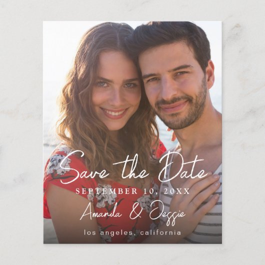 De Foto van de begroting - Verticaal sparen Datum Flyer (Voorkant)