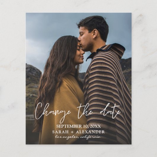 De Foto van de begroting Verticale Verandering de  Flyer (Voorkant)