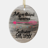 De Foto van de Datum van de Naam van de Douane van Keramisch Ornament (Rechts)