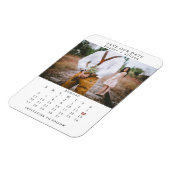 De Foto van de Kalender bewaart de Datum | Magneet (Linkerzijde)