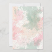 De Foto van de waterverf sparen de Datum Kaart (Achterkant)