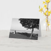 De foto van het Huwelijk van Baker B&W Kaart (Gele Bloem)