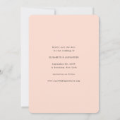 De Foto van het Manuscript van het Handschrift sp Save The Date (Achterkant)