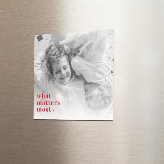 De Foto van Trendy & wat telt het positiefst RedQu Magneet