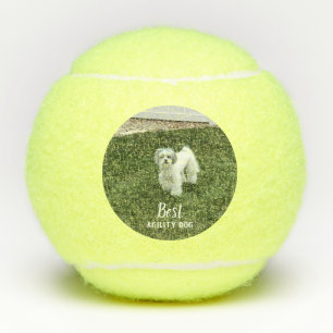 De foto van uw dichter is aangepast aan tekst tennisballen