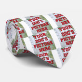 De foto van uw hond Gepersonaliseerd Stropdas (Opgerold)