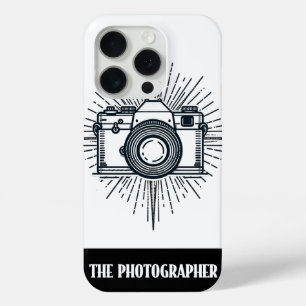 De Fotograaf Minimaal Tarot Stijl Fotografie iPhone 15 Pro Case