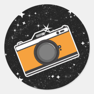 De fotograaf Mystieke Tarot Fotografie Ronde Sticker