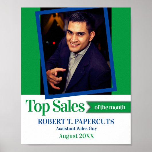 De fotowerknemer van de douane van het maandcertif poster (Voorkant)