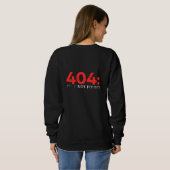 De Foutcode Die Loopt op Vertrouwen Trui (Achterkant volledig)