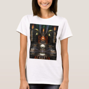 De fractale kunst van de troonzaal t-shirt
