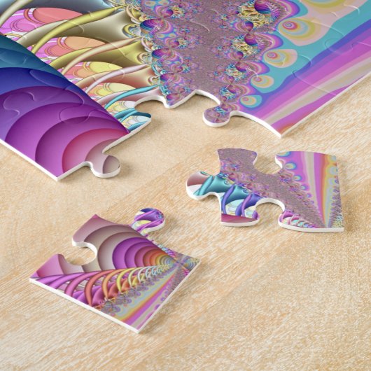 De fractale kunst van Shell Legpuzzel (Zijkant)