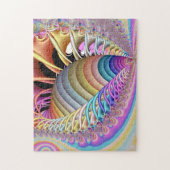 De fractale kunst van Shell Legpuzzel (Verticaal)