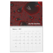 De fractale kunst van Shelli Fitzpatrick Vol. Kalender (Feb 2027)