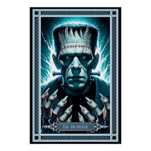 De Frankensteins Monster Tarot Kaart Perfect Poster