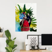 De Franse Bourbons van Michael Moffa Poster (Thuiskantoor)