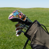 De Franse Bulldog Graffiti 02 - Leonardo Abbacchi Golfheadcover (Insitu)