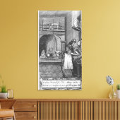 De Franse cook van La Varenne Canvas Afdruk (Insitu (Woonkamer))
