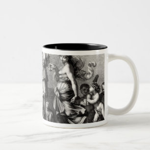 De Franse grondwet Tweekleurige Koffiemok