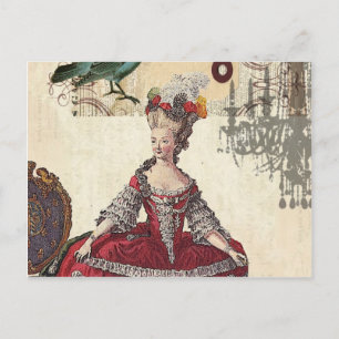 De Franse koningin Marie Antoinette (Parijs) Briefkaart