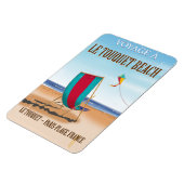 De  franse reisposter Le Touquet Beach Magneet (Linkerzijde)