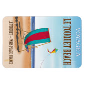 De  franse reisposter Le Touquet Beach Magneet (Horizontaal)