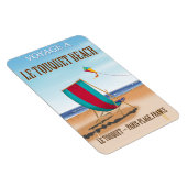 De  franse reisposter Le Touquet Beach Magneet (Rechterzijde)