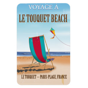 De  franse reisposter Le Touquet Beach Magneet