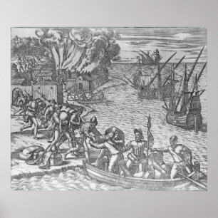 De Franse vlooienplundering Poster