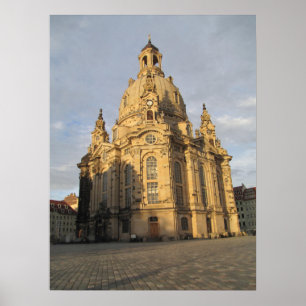 De Frauenkirche in Dresden Poster