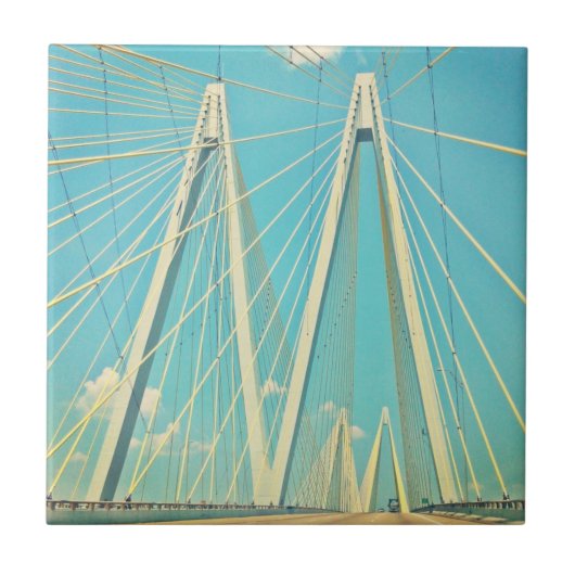 De Fred Hartman Bridge Tegeltje (Voorkant)