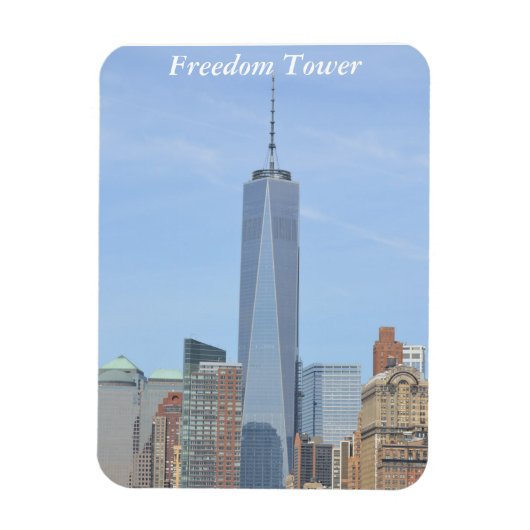 De Freedom Tower staat hoog Magneet (Verticaal)