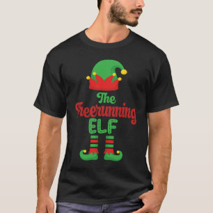 De freerunning elf matching familie groep voor fam t-shirt