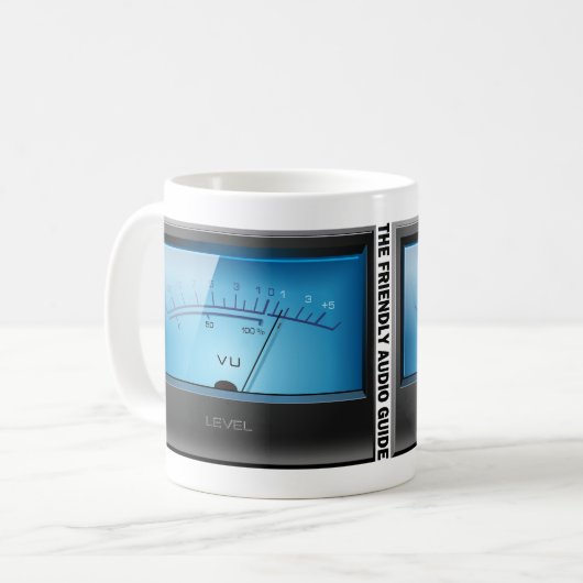 De Friend Audio Guide 11 oz mok (Voorkant links)