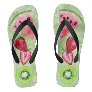 De frissende smaak van de zomer teenslippers