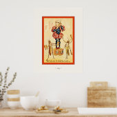 De Frolie Grasshopper Circus ~ Poster (Keuken)