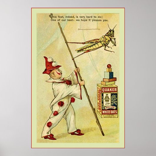 De Frolie Grasshopper Circus ~  Poster (Voorkant)
