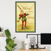 De Frolie Grasshopper Circus ~ Poster (Thuiskantoor)