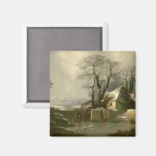 De "Frozen Mill Race" Magneet (Voorkant / Achterkant)