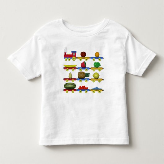 De fruittrein kinder shirts (Voorkant)