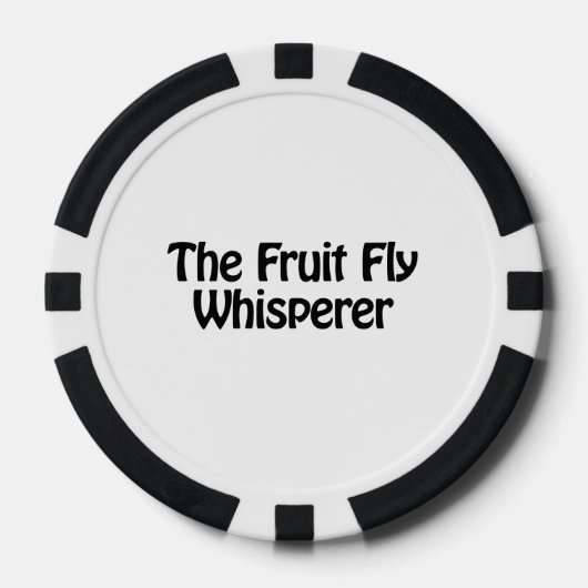de fruitvliegfluisteraar poker chips (Voorkant)