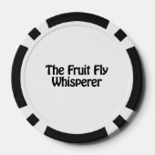 de fruitvliegfluisteraar poker chips (Achterkant)