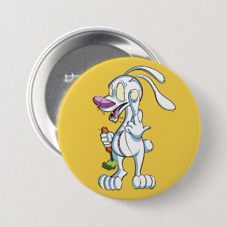 DE FU BUNNY_2 RONDE BUTTON 7,6 CM