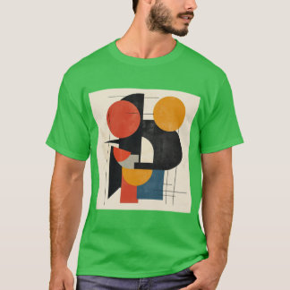 De Fulcrum Abstracte Kunst Oversized T-shirt
