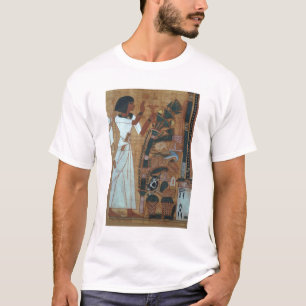 De fumigatie van Osiris, pagina van het Boek van d T-shirt