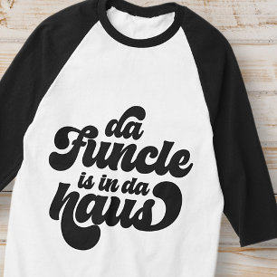 De Funcle Funny Eenvoudige Retro T-shirt